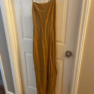 Audrey Parks x Francesca’s Mustard Jumpsuit – Size M
